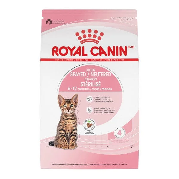 Royal Canin Kitten Spayed/Neutered Dry Cat Food, 2.5 lb