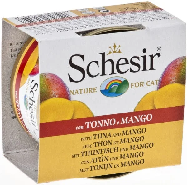 Schesir Tuna Entrée with Mango & Rice Natural Style Adult Wet Cat Food