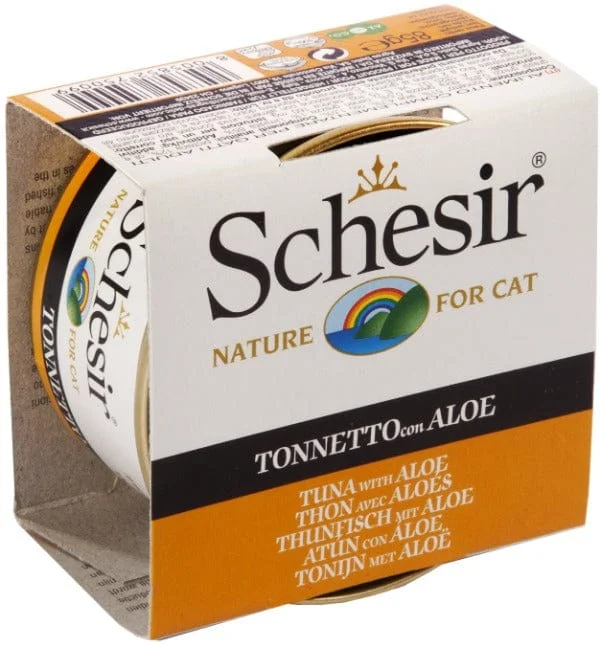 Schesir Tuna Entrée with Aloe in Jelly Adult Wet Cat Food