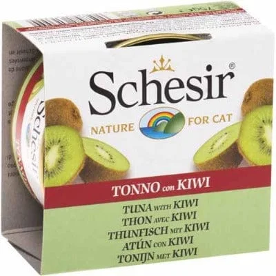 Schesir Tuna Entrée with Kiwi in Jelly Adult Wet Cat Food