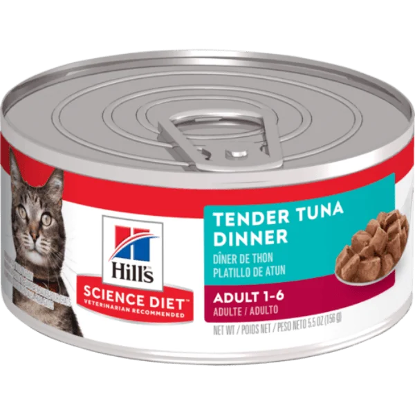 Science Diet Tender Tuna Dinner Adult Canned Cat Food, 5.5oz