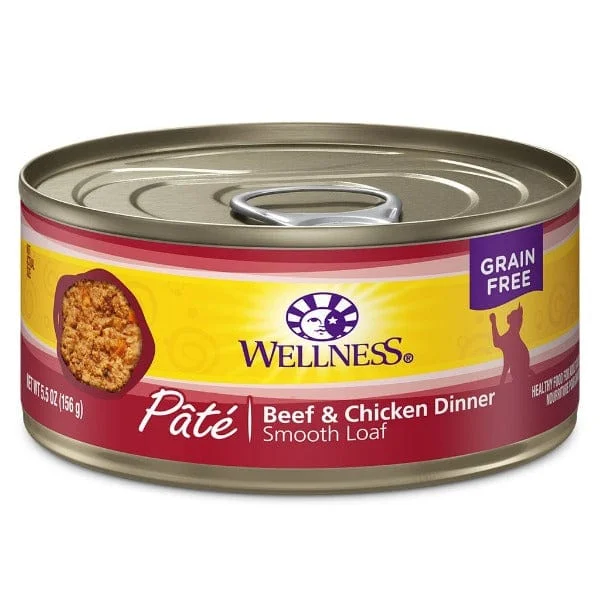 Wellness Beef & Chicken Pate Canned Cat Food