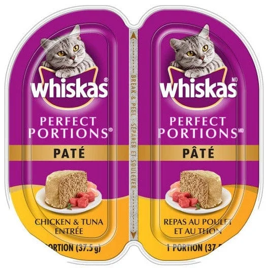 Whiskas Perfect Portions Chicken & Tuna Pâté Wet Cat Food