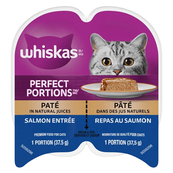 Whiskas Perfect Portions Salmon Pâté Wet Cat Food