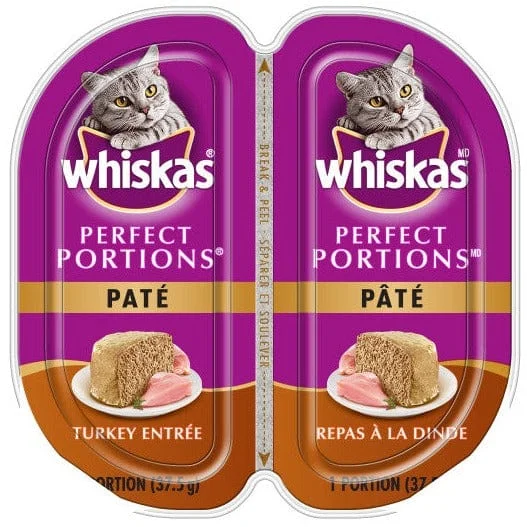 Whiskas Perfect Portions Turkey Pâté Wet Cat Food