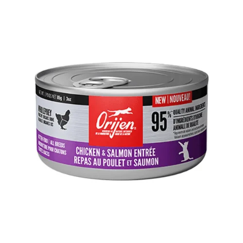 Canned Cat Food - Kitten - Chicken & Salmon Entrée - 85 g