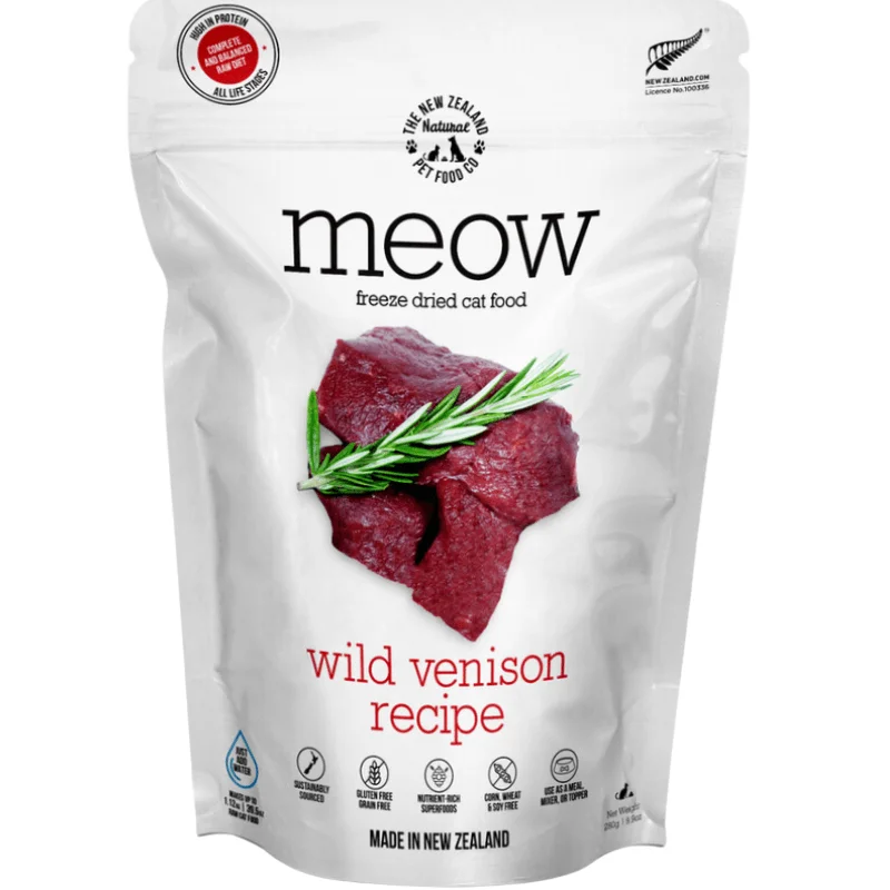 Freeze Dried Cat Food - Wild Venison Recipe