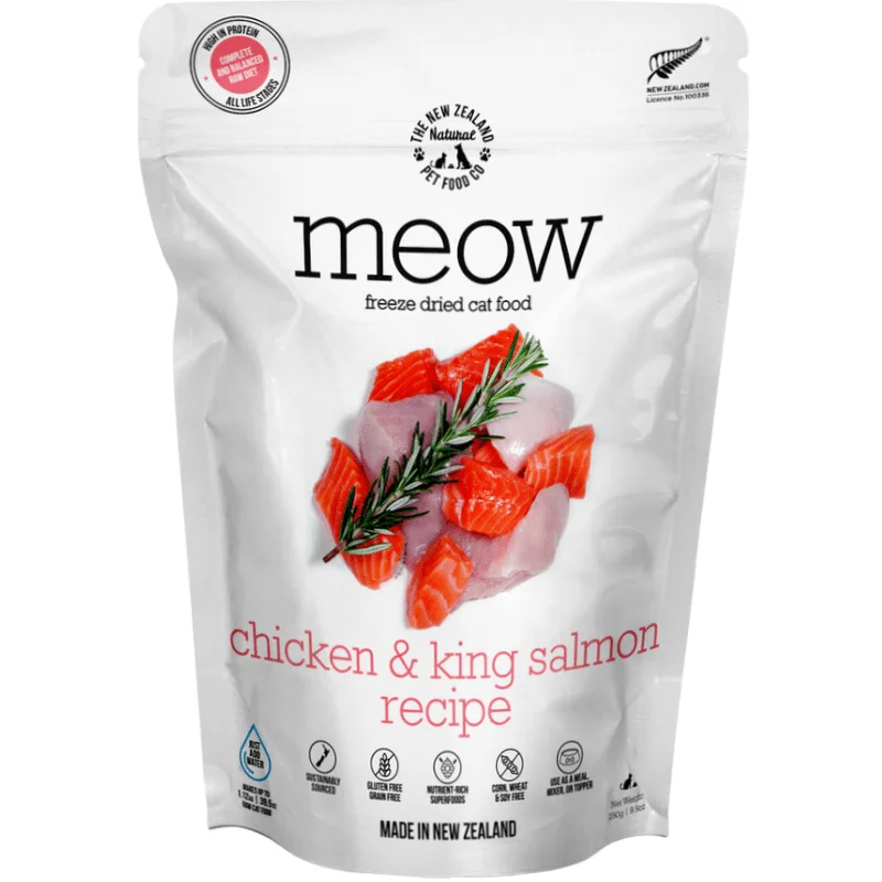 Freeze Dried Cat Food - Chicken & King Salmon Recipe