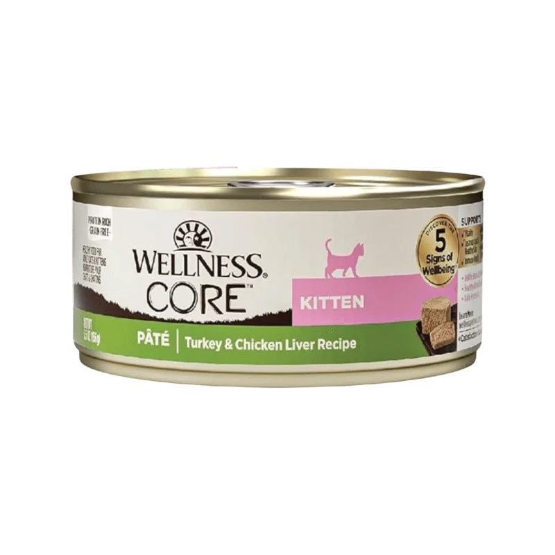 Canned Cat Food - CORE - Classic Pâté - KITTEN Turkey & Chicken Liver Recipe - 5.5 oz