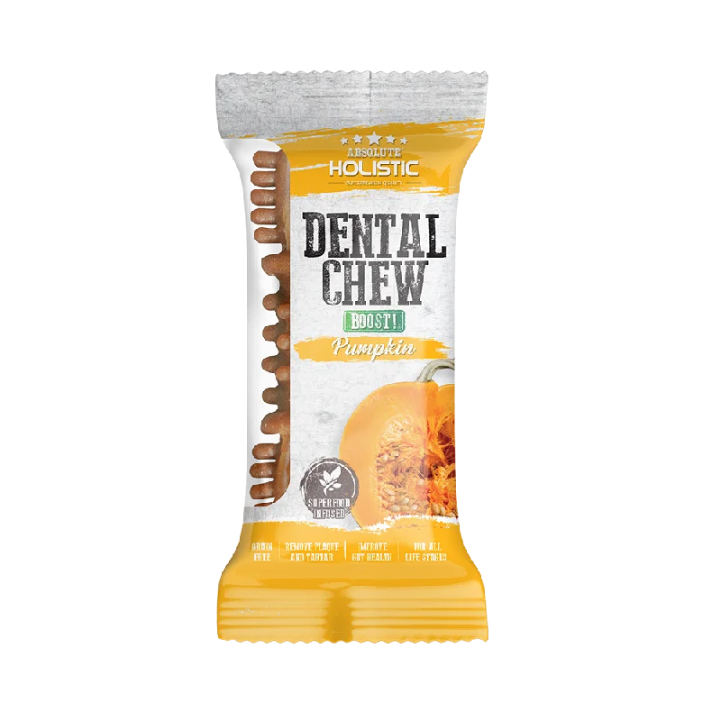 Absolute Holistic Dog Boost Dental Chew Pumpkin 25g (4")