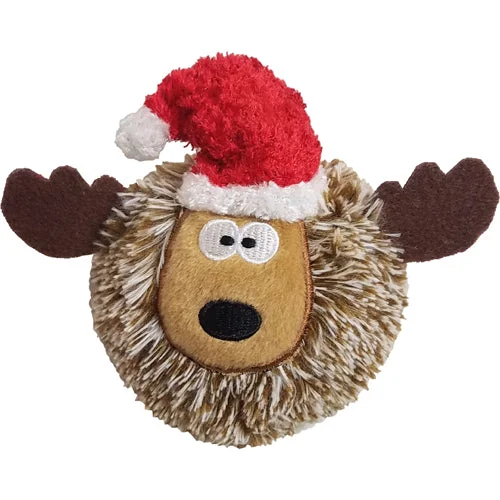 Reindeer Ball  ~ 4" EZ Squeaky Ball