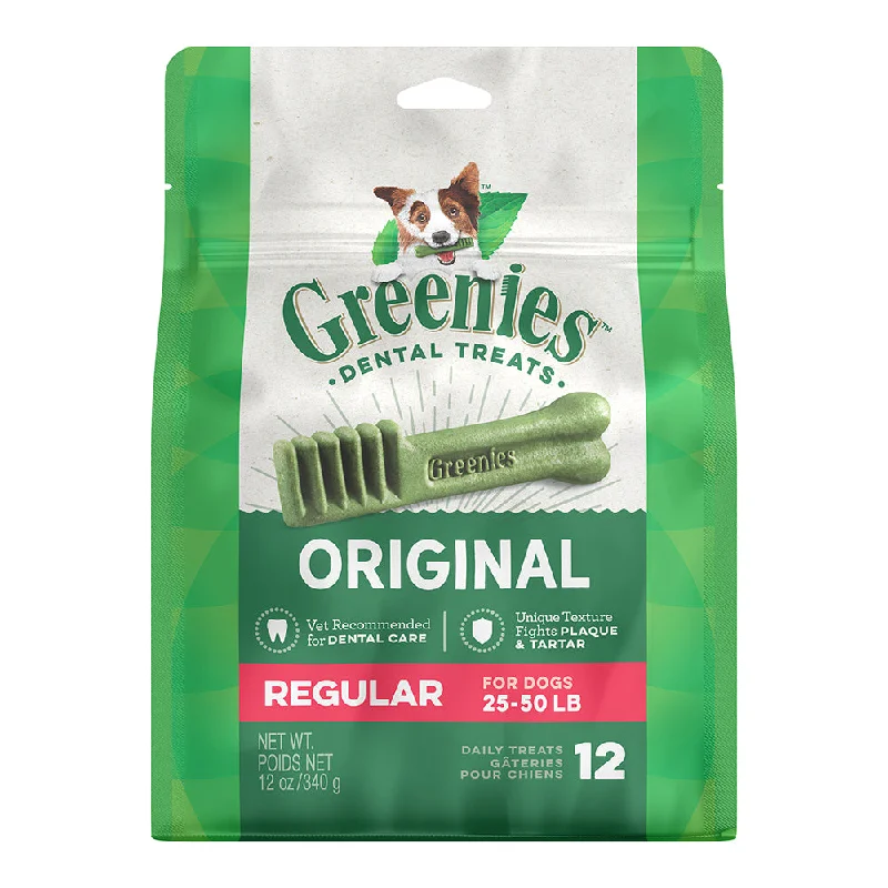 Greenies Dog Dental Chews Regular 12oz - 12pcs