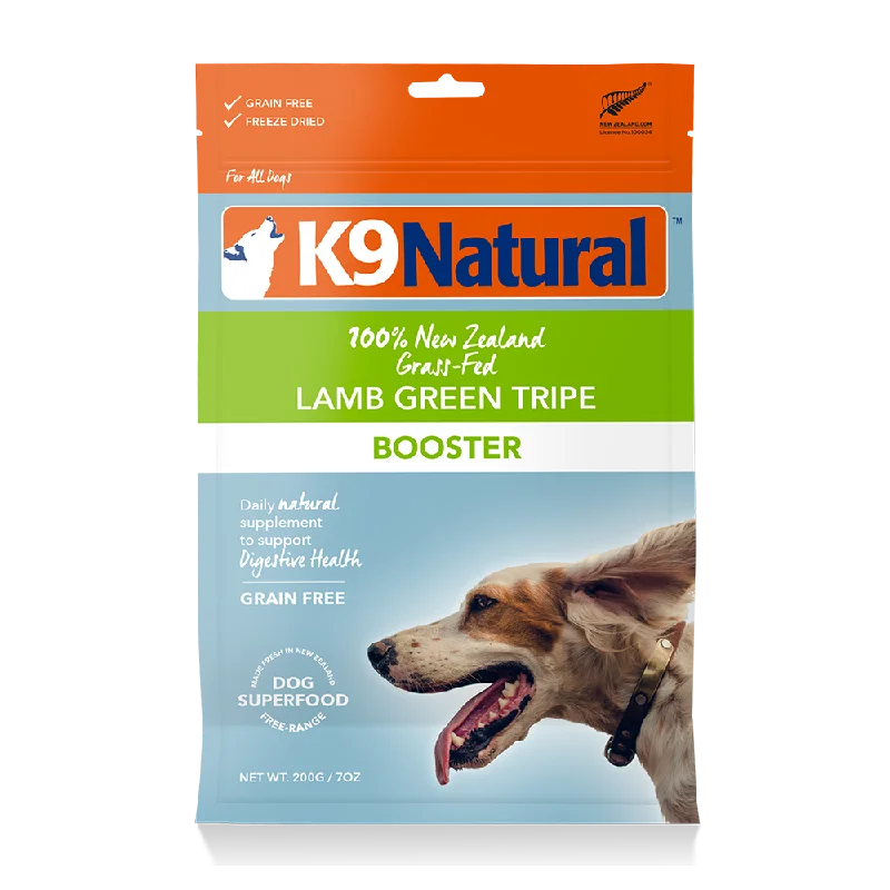 K9 Natural Dog Freeze Dried Lamb Green Tripe Booster 200g