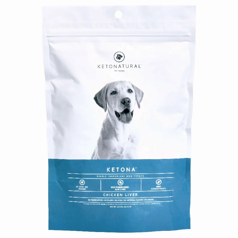 Ketona Zero Carbohydrate Chicken Liver Dog Treats