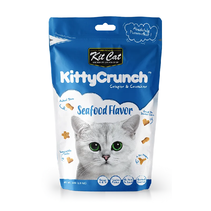 KitCat KittyCrunch Cat Bites Seafood Flavor 60g