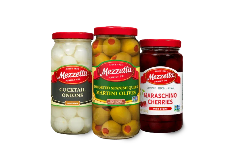 Mezzetta Cocktail Pack (3 Pack)