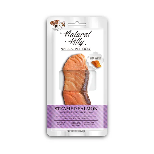 Natural Kitty Original Series Steamed Salmon 25g