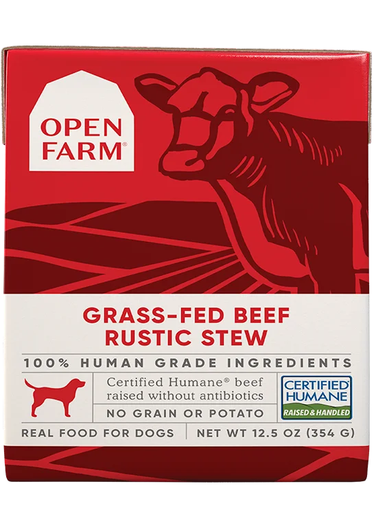 Open Farm Grass-Fed Beef Rustic Stew Wet Dog Food