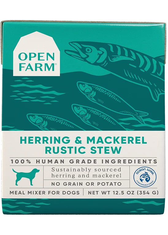 Open Farm Herring & Mackerel Rustic Stew Wet Dog Food