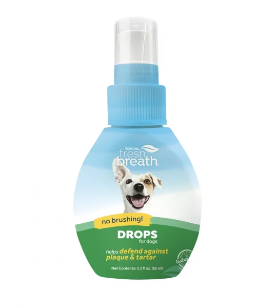 Tropiclean Fresh Breath Oral Care Drops For Dogs